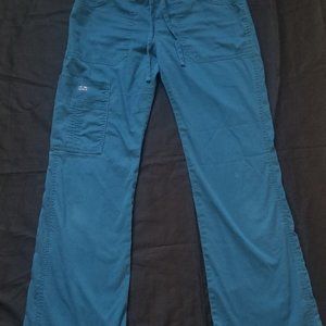 Cherokee Workwear Scrubs Pants- Caribbean Blue XXS